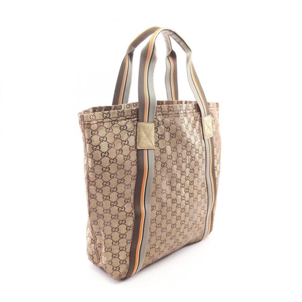 Gucci GG tote bag canvas gold brown - Picture 2 of 5